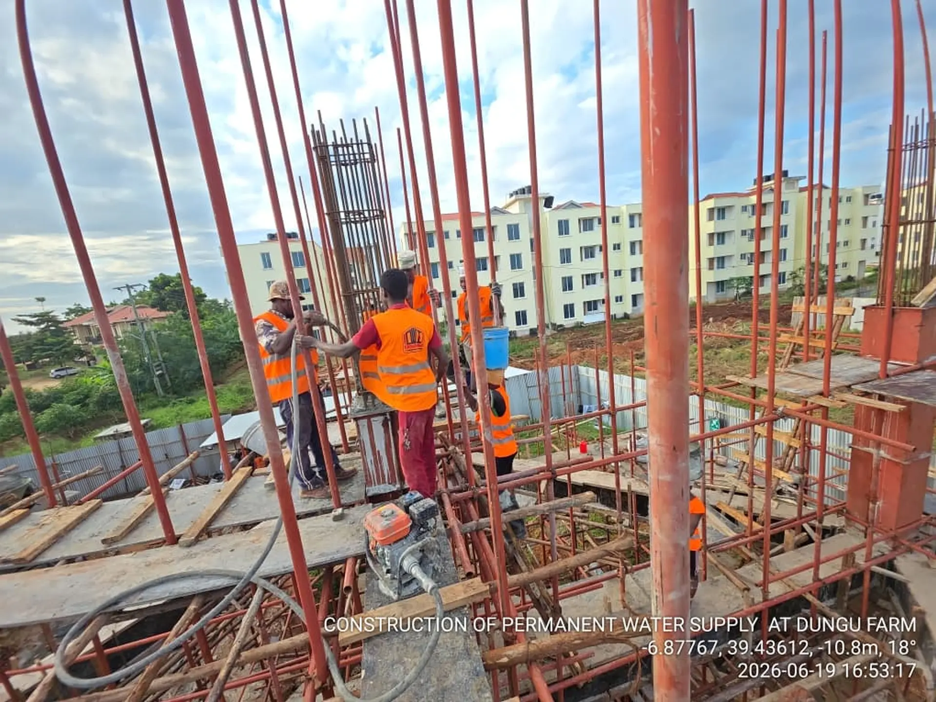 Construction of Water Supply - Dungu Farm